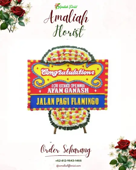 Sewa Papan Bunga Warakas
